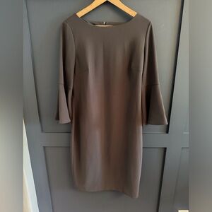 Calvin Klein Grey Long Sleeve Dress
